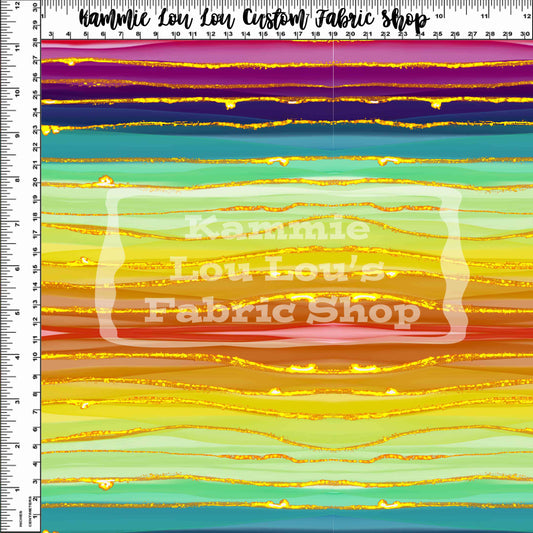 R121 Pre-Order - Keep on Swimming - Rainbow Stripes