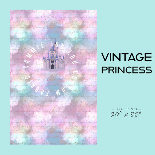 R121 Pre-Order Vintage Princess - Castle - Panel - KID