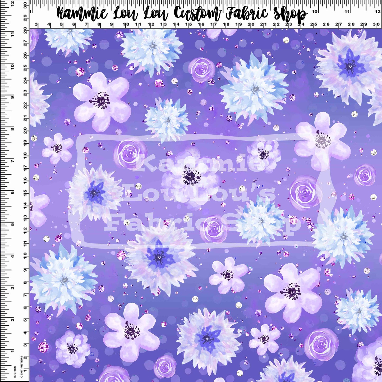 R122 Pre-Order - Snowy Ballerinas - Purple Floral