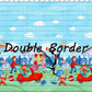 R124 Pre-Order Crazy Cat - One Rainy Day - Double Border