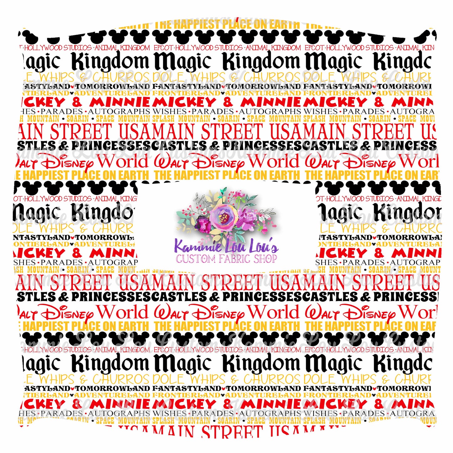 R124 Pre-Order  Magical Escape - Classic Mouse - Magic Kingdom Text