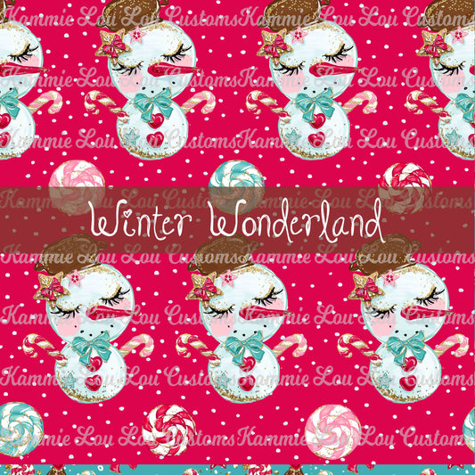 R124 Pre-Order Winter Wonderland -  Frosty Red