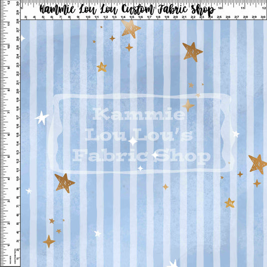 R125 Pre-Order Starry Seas - Baby Blue Star Stripes