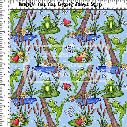 R126 Pre-Order Frogs in the Garden - Lily Pads