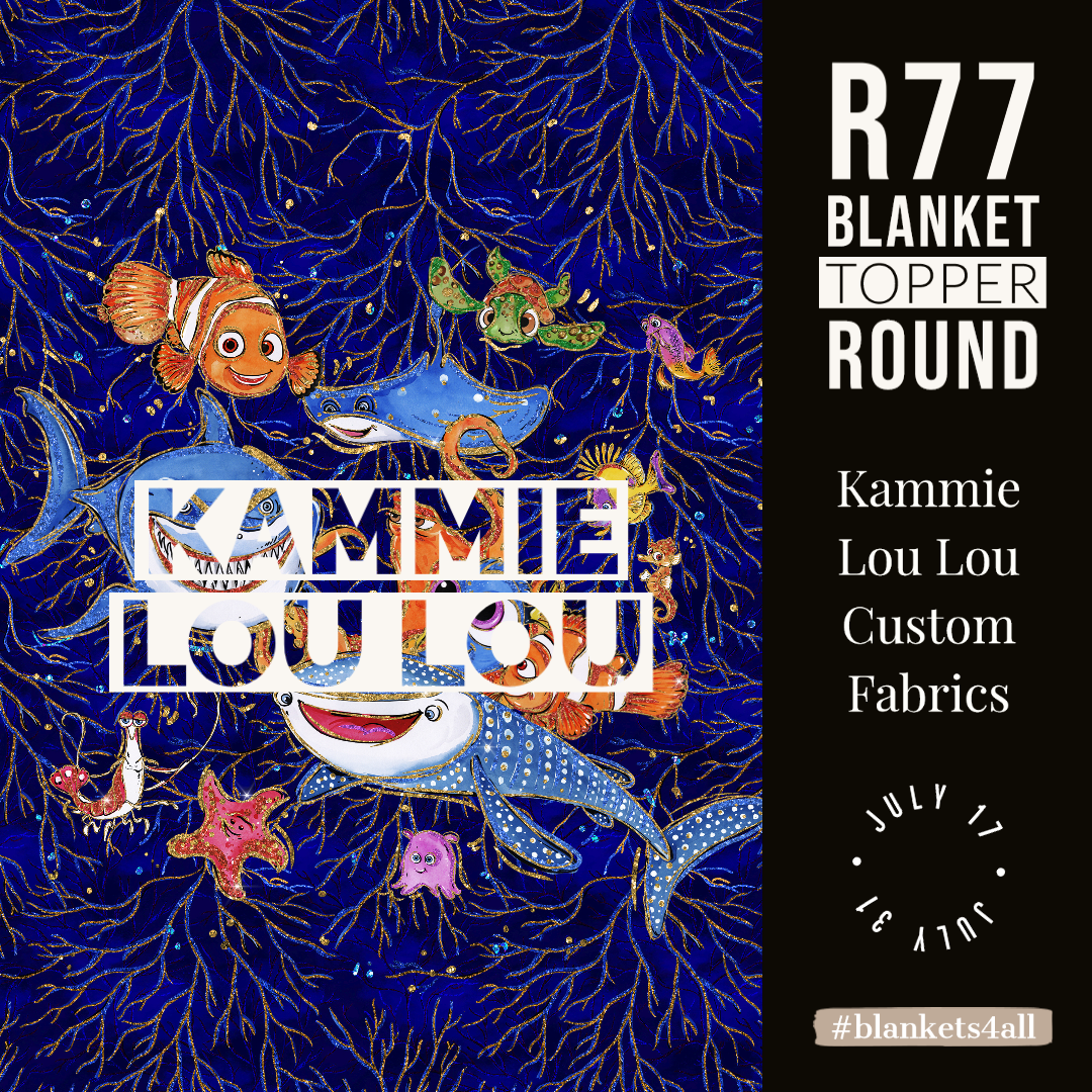 R122 Pre-Order: Blank-a-palooza - Lost at Sea - Adult Blanket Panel (58x72)