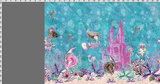 R118 Pre-Order Queen of the Sea 2.0 - Double Border - TEAL