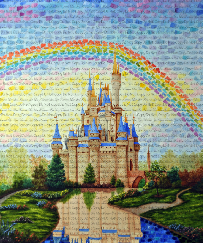 R108 Pre-Order A Dream is a Wish - Majestic Castle - Illustration Panel