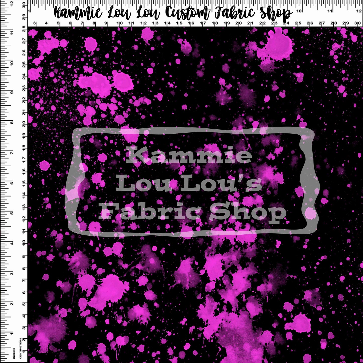 Endless Essentials Pre-Order: Paint Splatter - Fuschia Pink