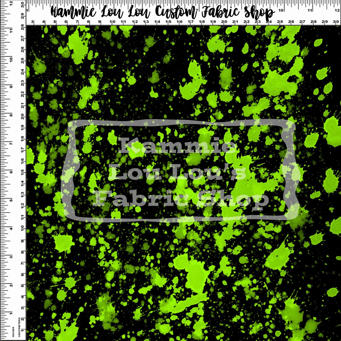 Endless Essentials Pre-Order: Paint Splatter - Lime Green