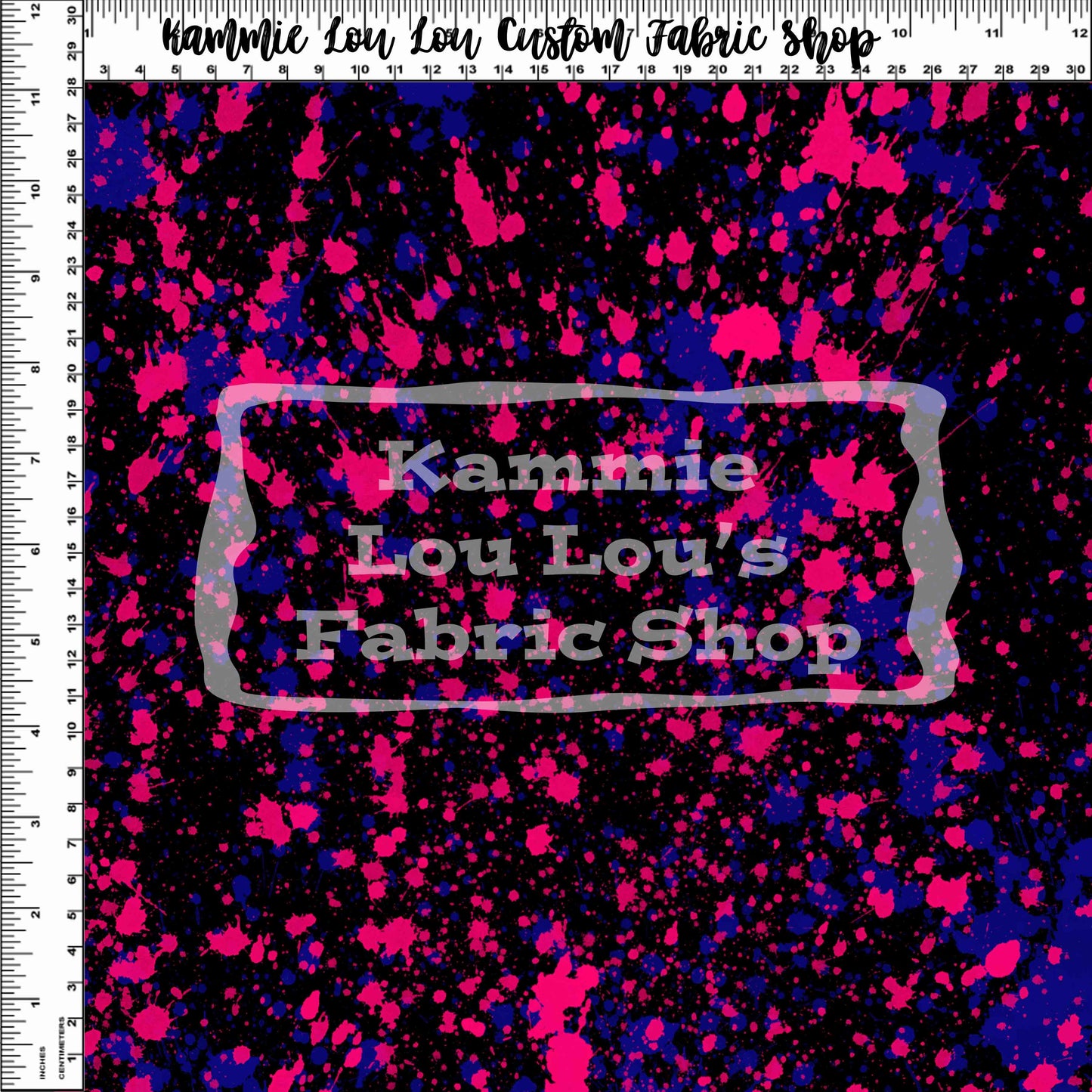 Endless Essentials Pre-Order: Paint Splatter - Red Purple Neon Remix