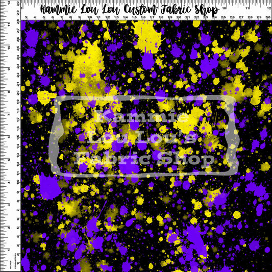 Endless Essentials Pre-Order: Paint Splatter - Purple Yellow Remix