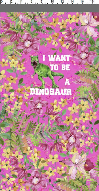 R108 Pre-Order Prehistoric Paradise - Want to be a Dino (ALL PANELS) - I Want to Be - KID - PINK