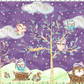 Pre-Order Owl Night Long - Double Border - Purple